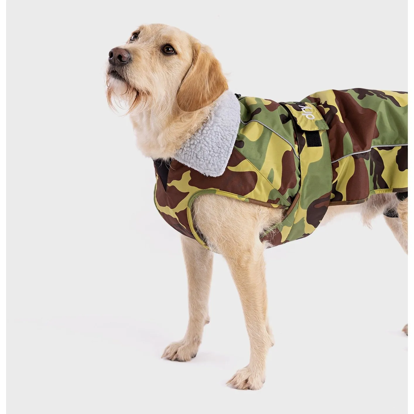 Dryrobe Dog Coat - Camo Grey