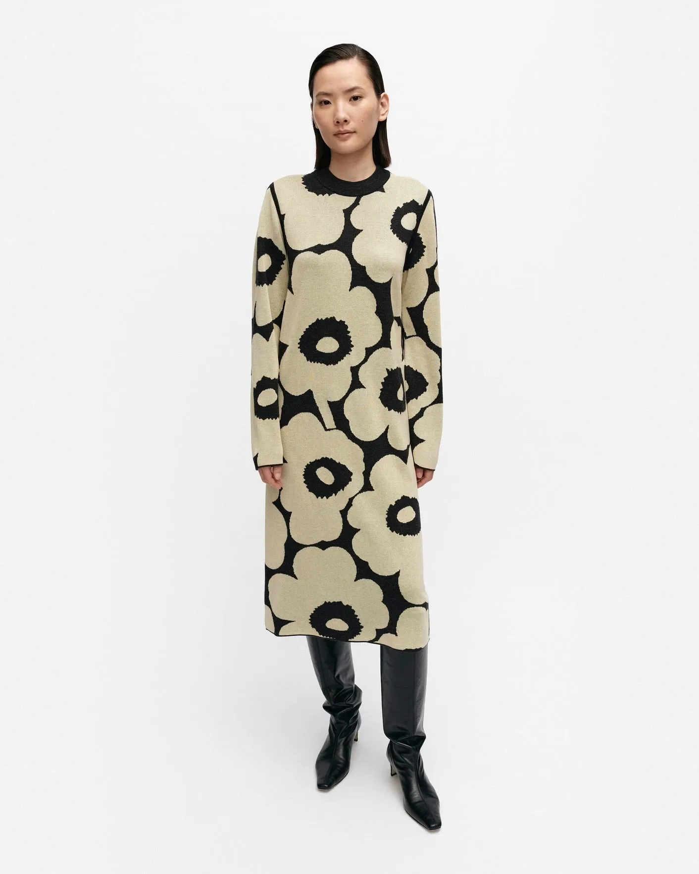 ennallaan unikko knitted wool dress