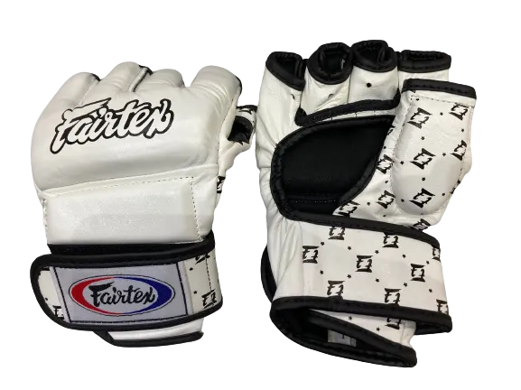 Fairtex Gloves MMA FGV17 White