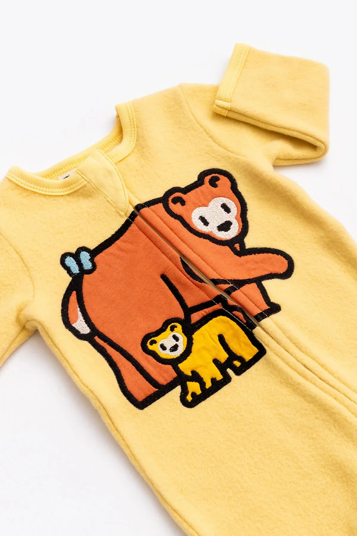 Fleece Zipper One-Piece_Forest Friends