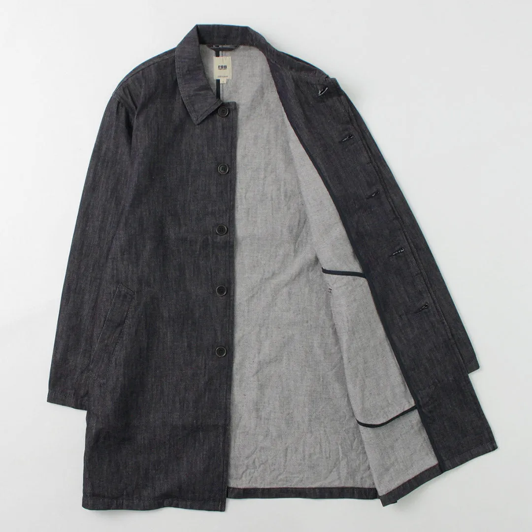 FOB FACTORY / F2437 Denim bask coat