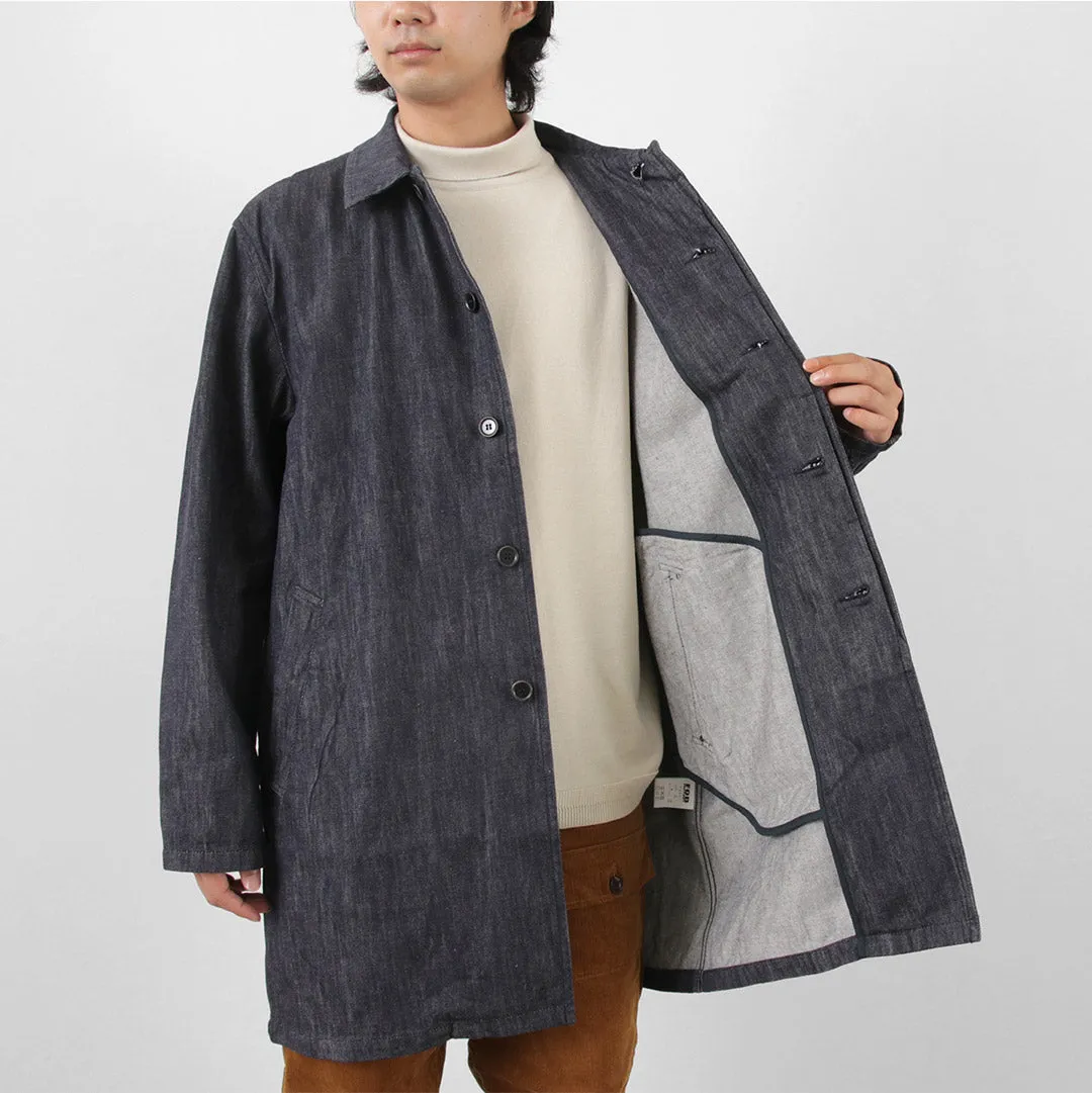 FOB FACTORY / F2437 Denim bask coat