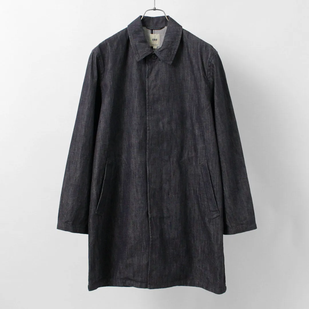 FOB FACTORY / F2437 Denim bask coat