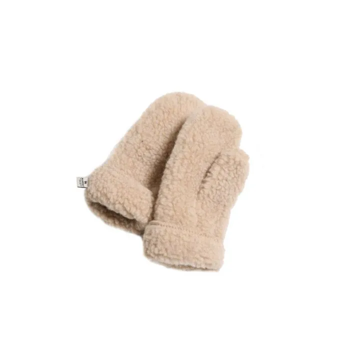 Gloves 100% Wool Freeze - Beige