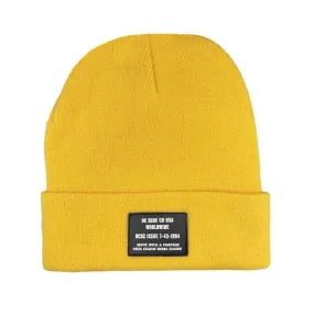 Gorro Snow Dc Label Amarillo