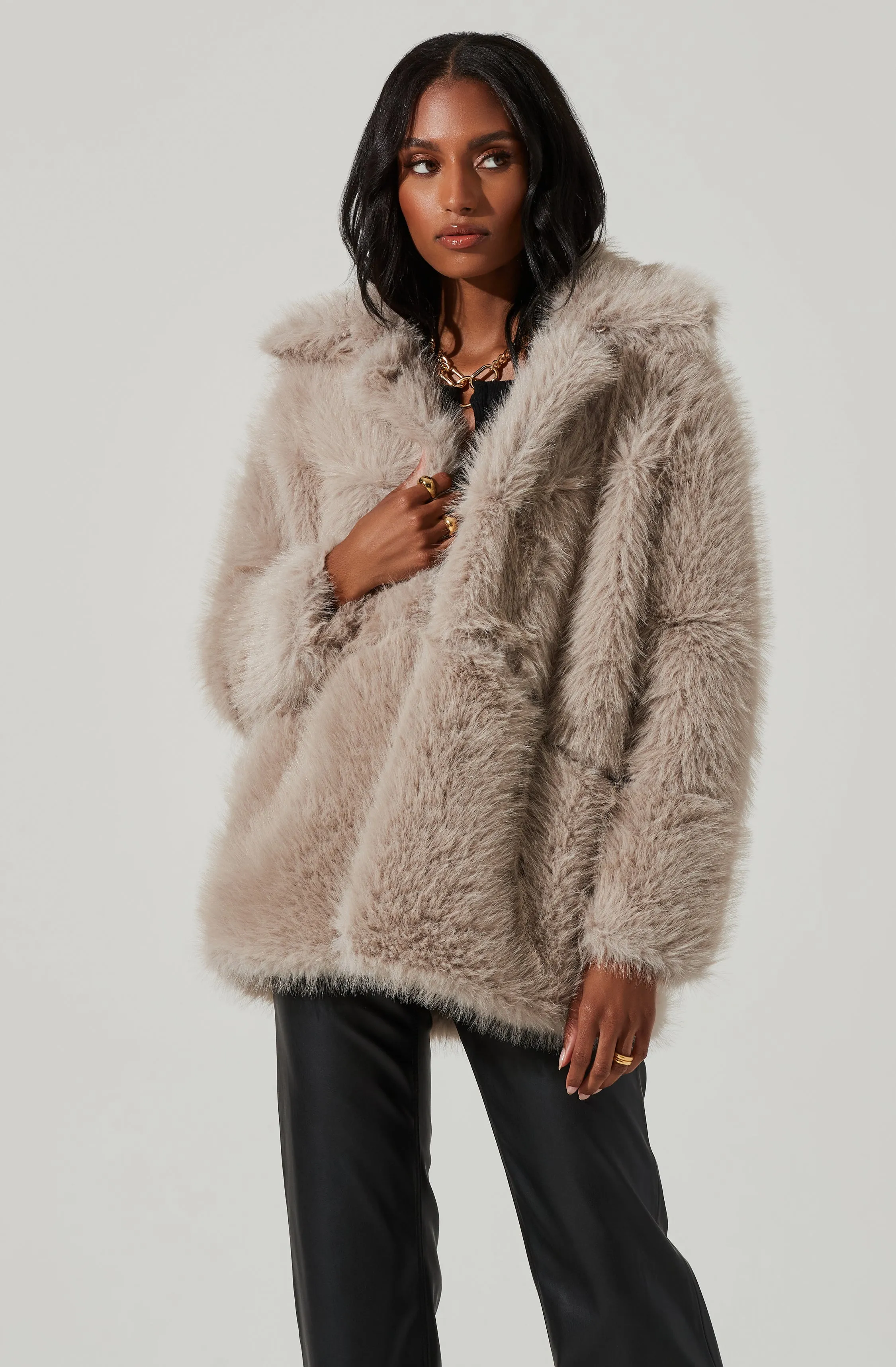 Hadley Faux Fur Coat