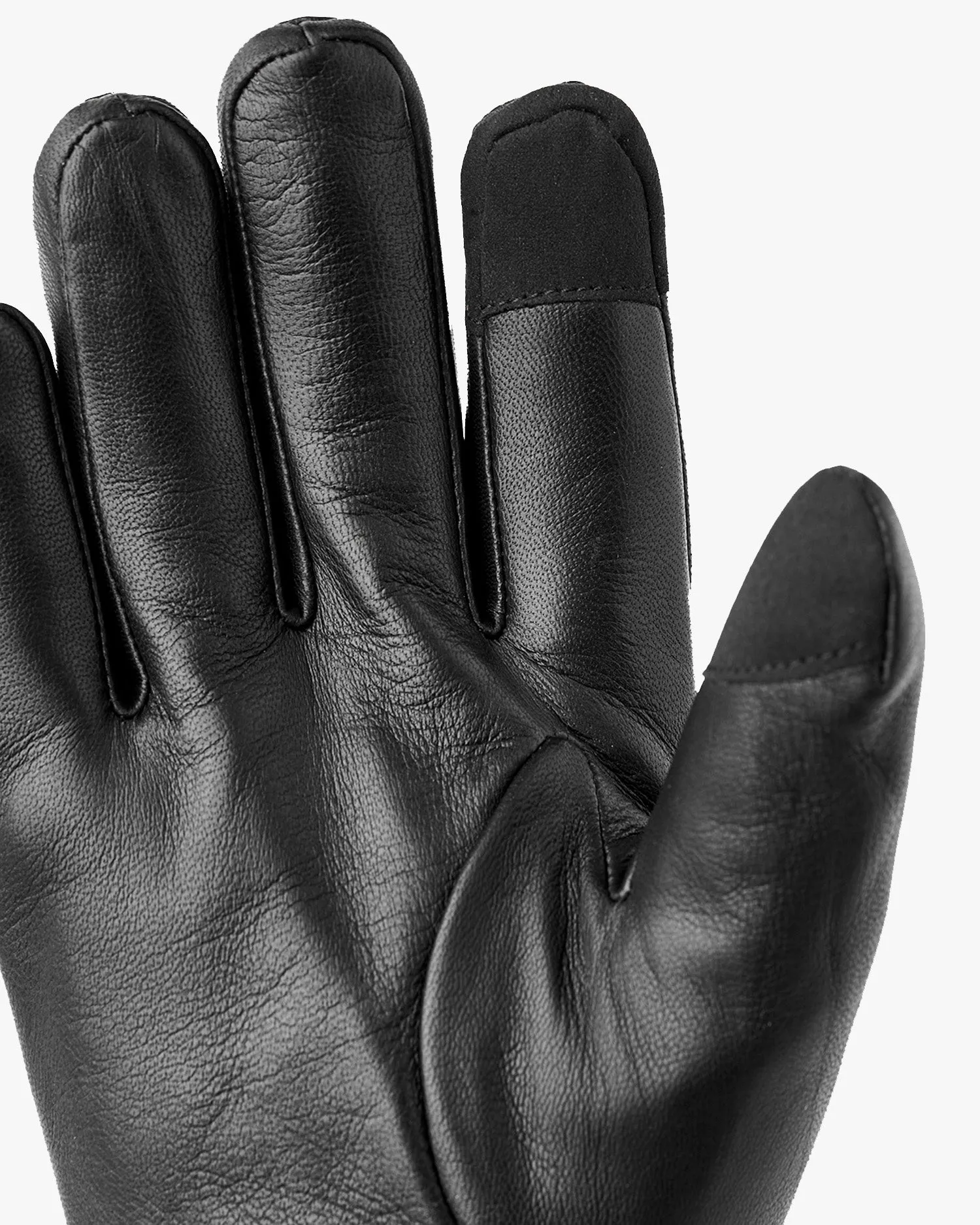 Hestra John Hairsheep Leather Gloves - Black