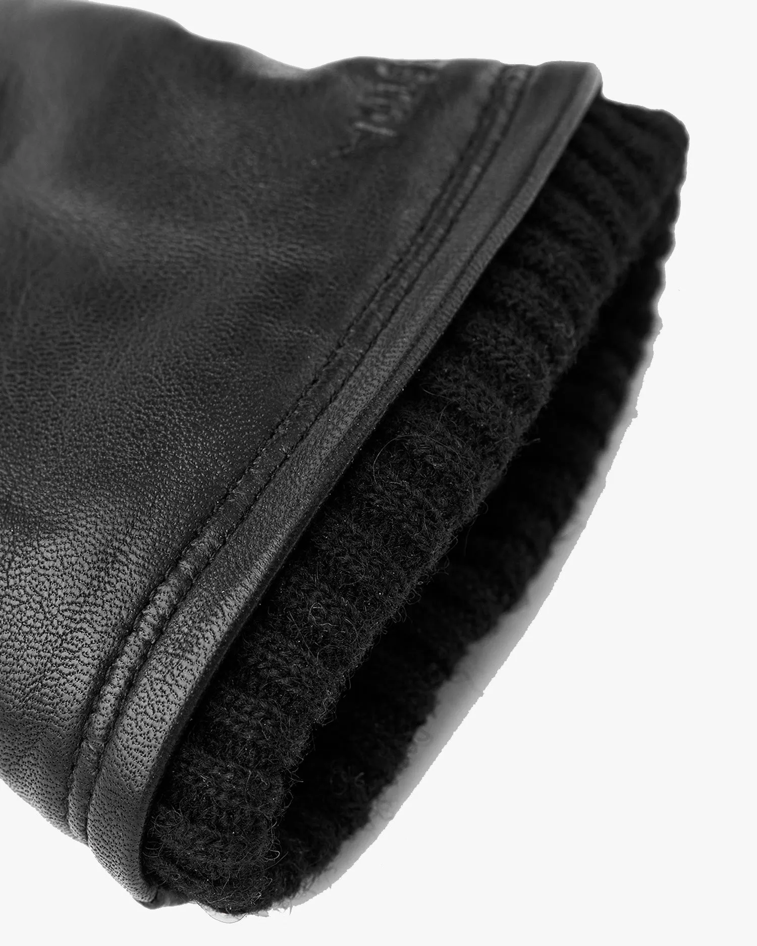 Hestra John Hairsheep Leather Gloves - Black