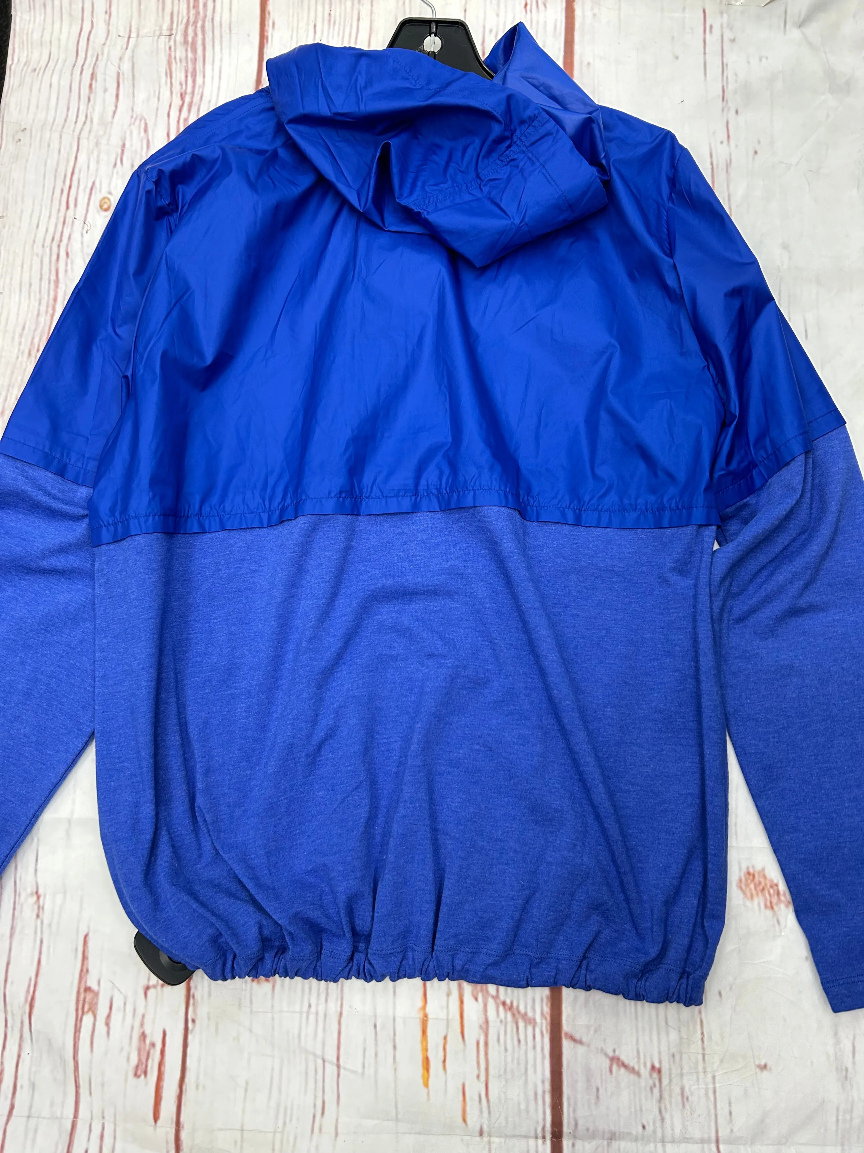 Jacket Windbreaker By Under Armour In Blue, Size: L