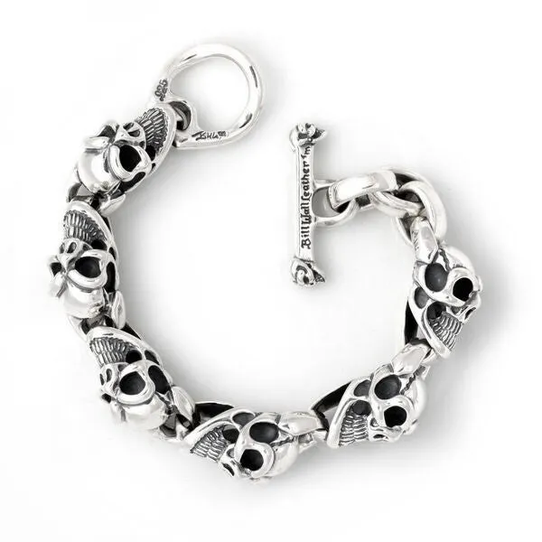 Large Good Luck Skull Bracelet