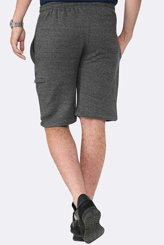 Men Drawcord Side Zipper Plain Shorts [Pack of 8]