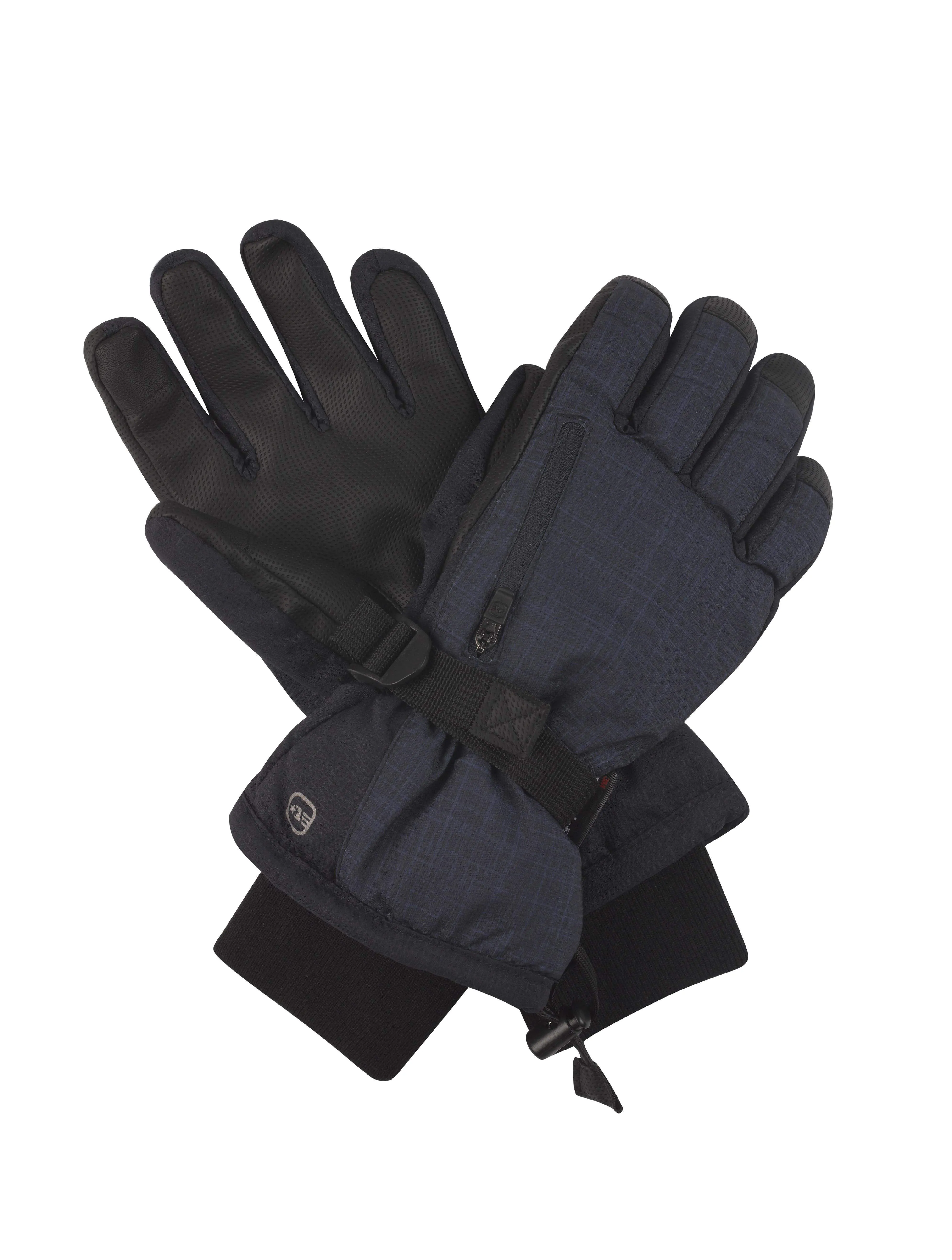 Men's Cubic Dobby Ski Gloves