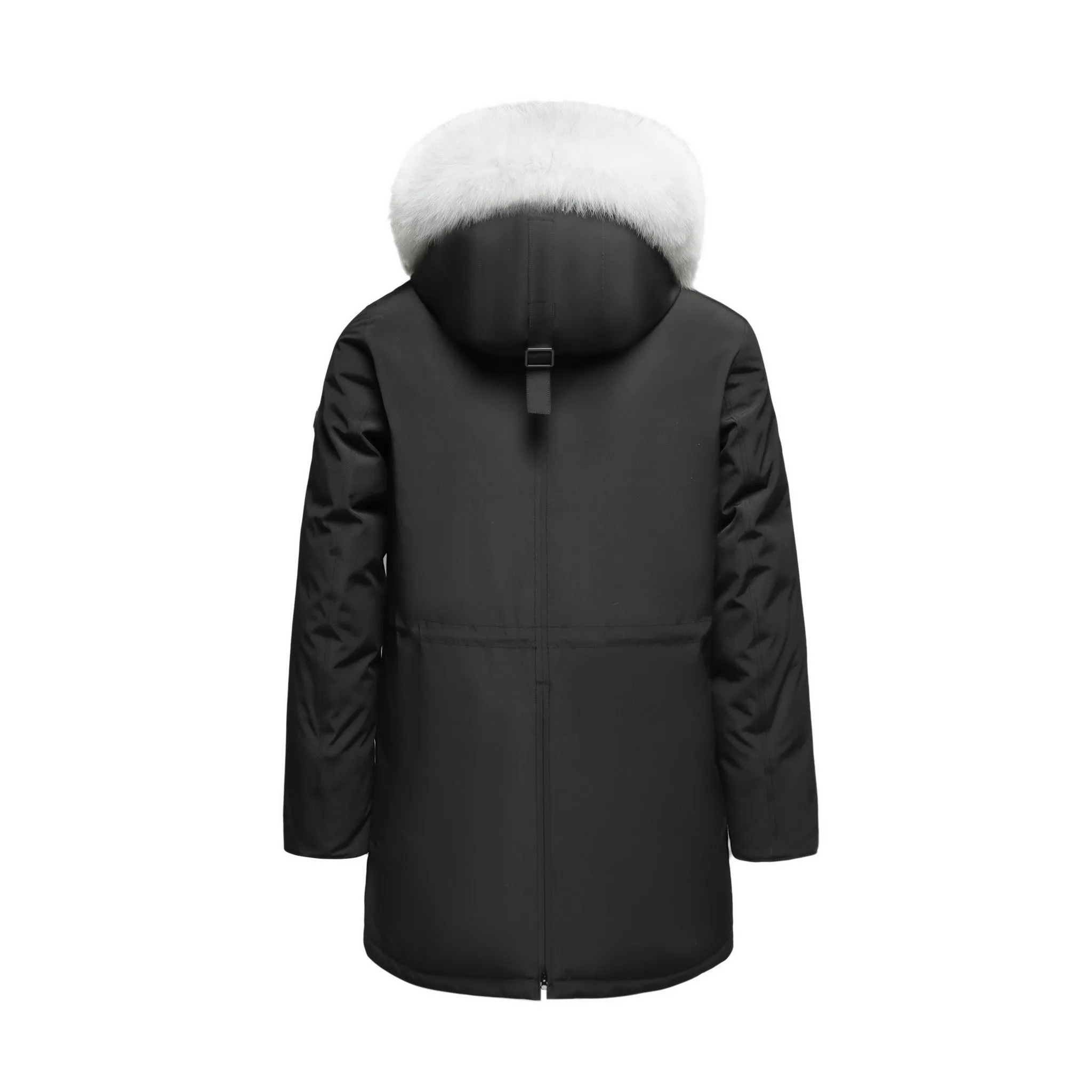 Men's Deluxe Parka Coat - (Blue Fox Trim)