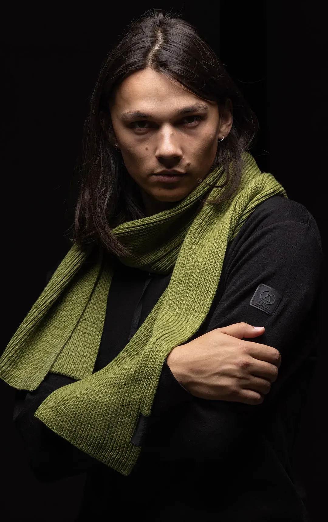 MERINO RIB SCARF