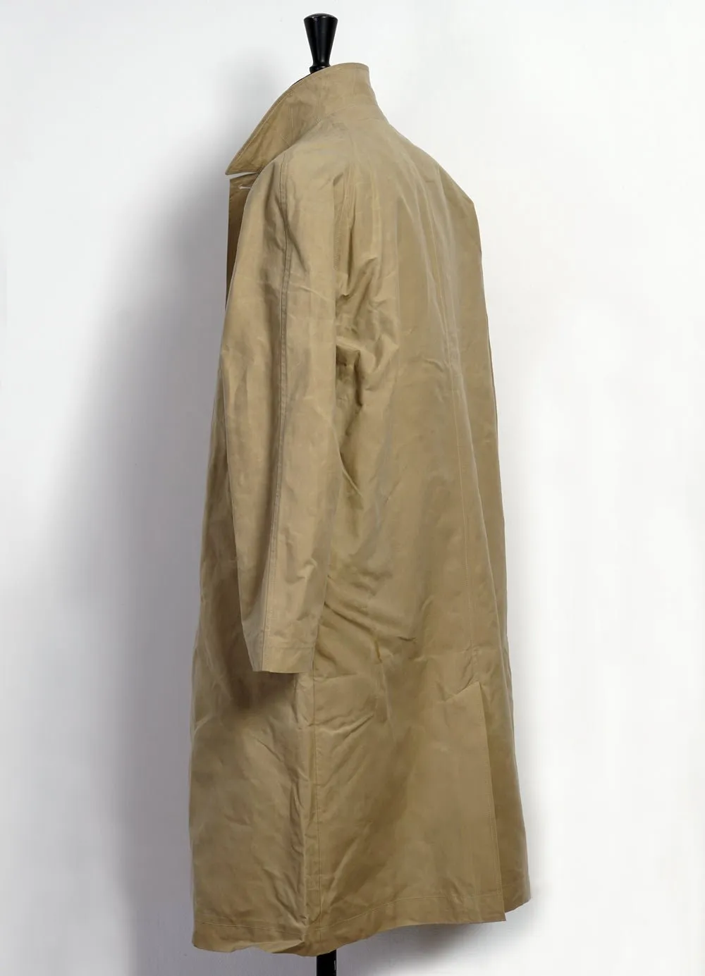 MORTEN | Long Windbreaker Coat | Sand