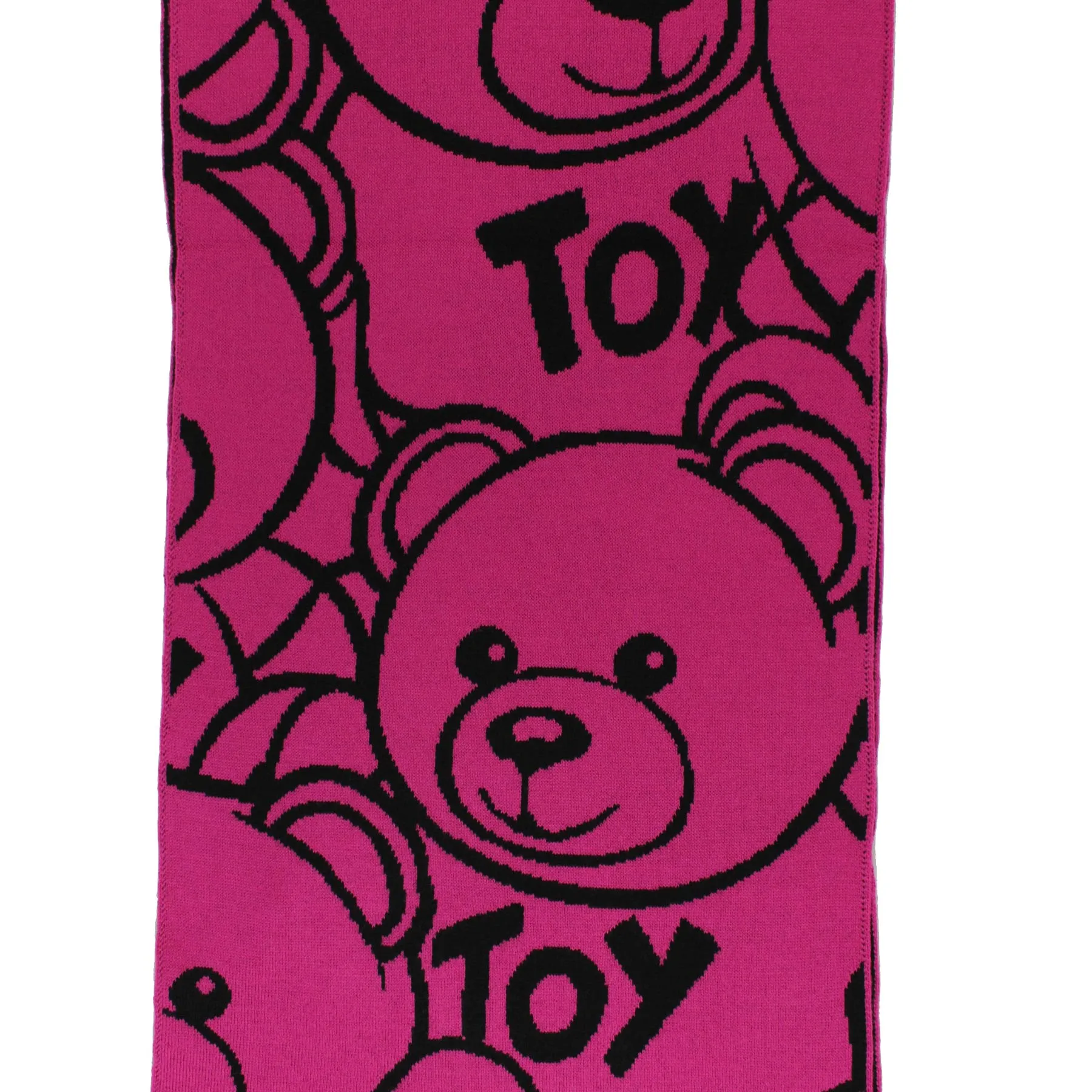 Moschino Wool Scarf Hot Pink Toy Teddy Bear SALE