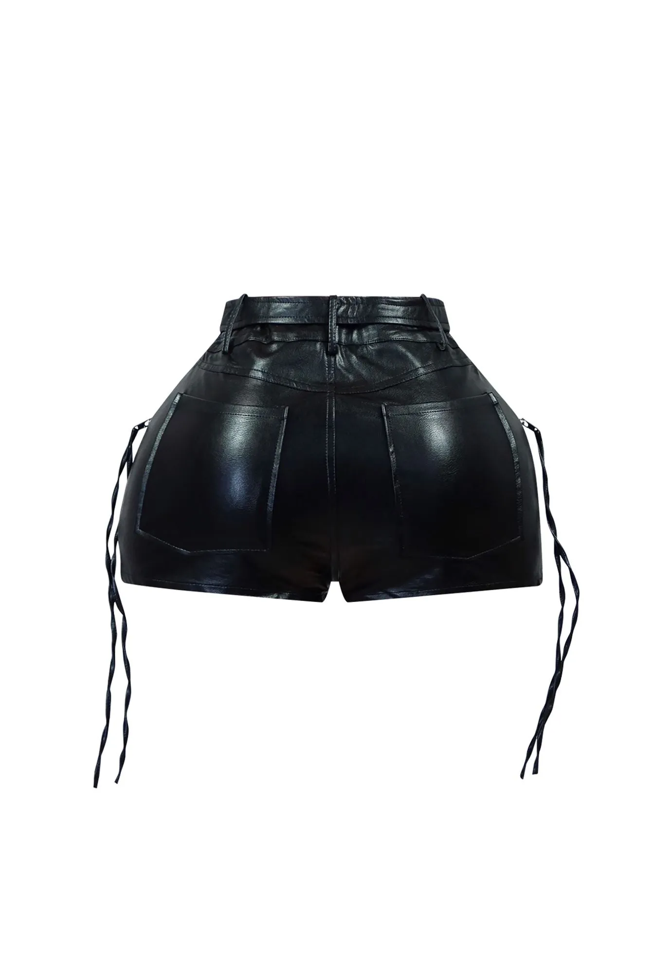 New Day Zipper Detail Belted Shorts