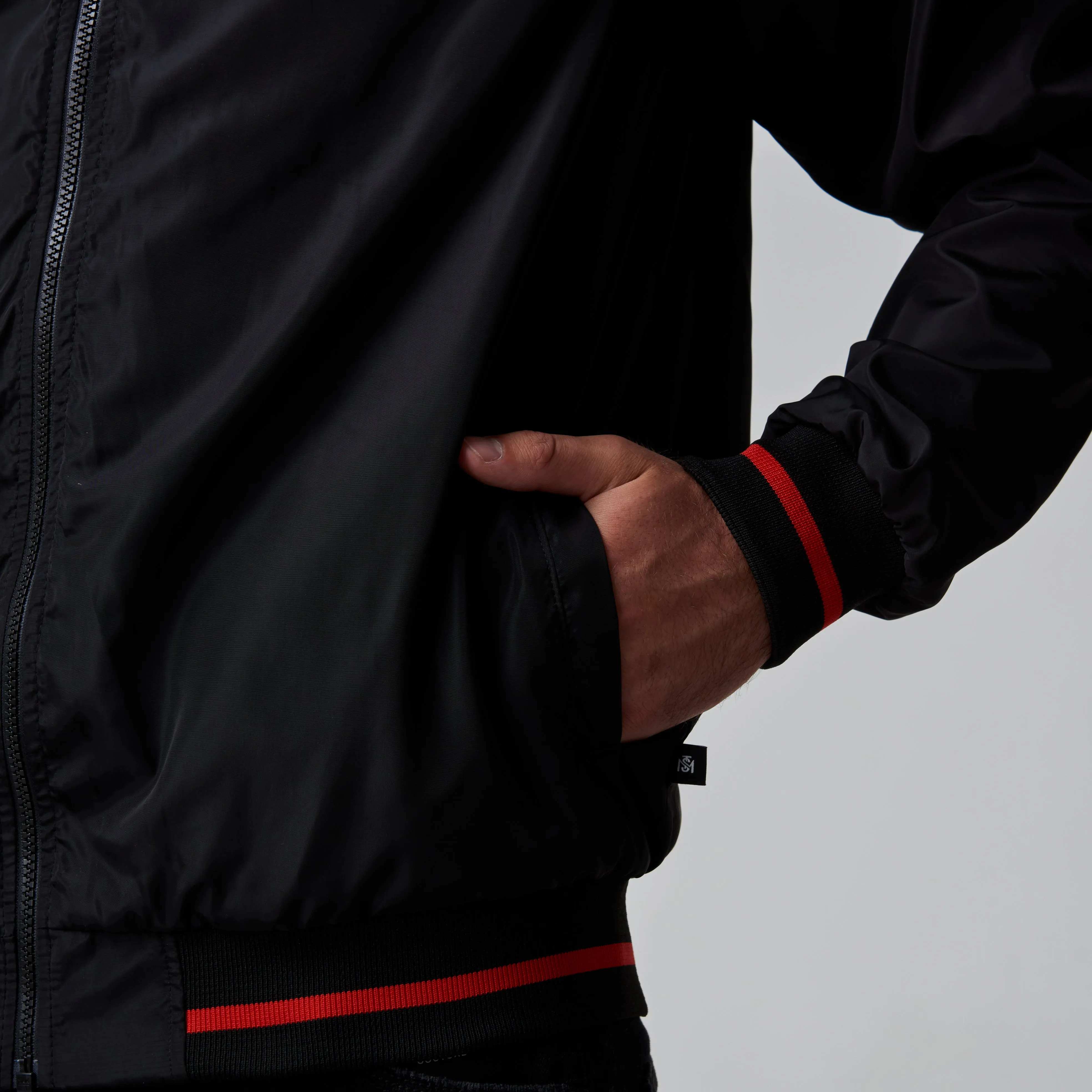 ONYX BLACK WINDBREAKER