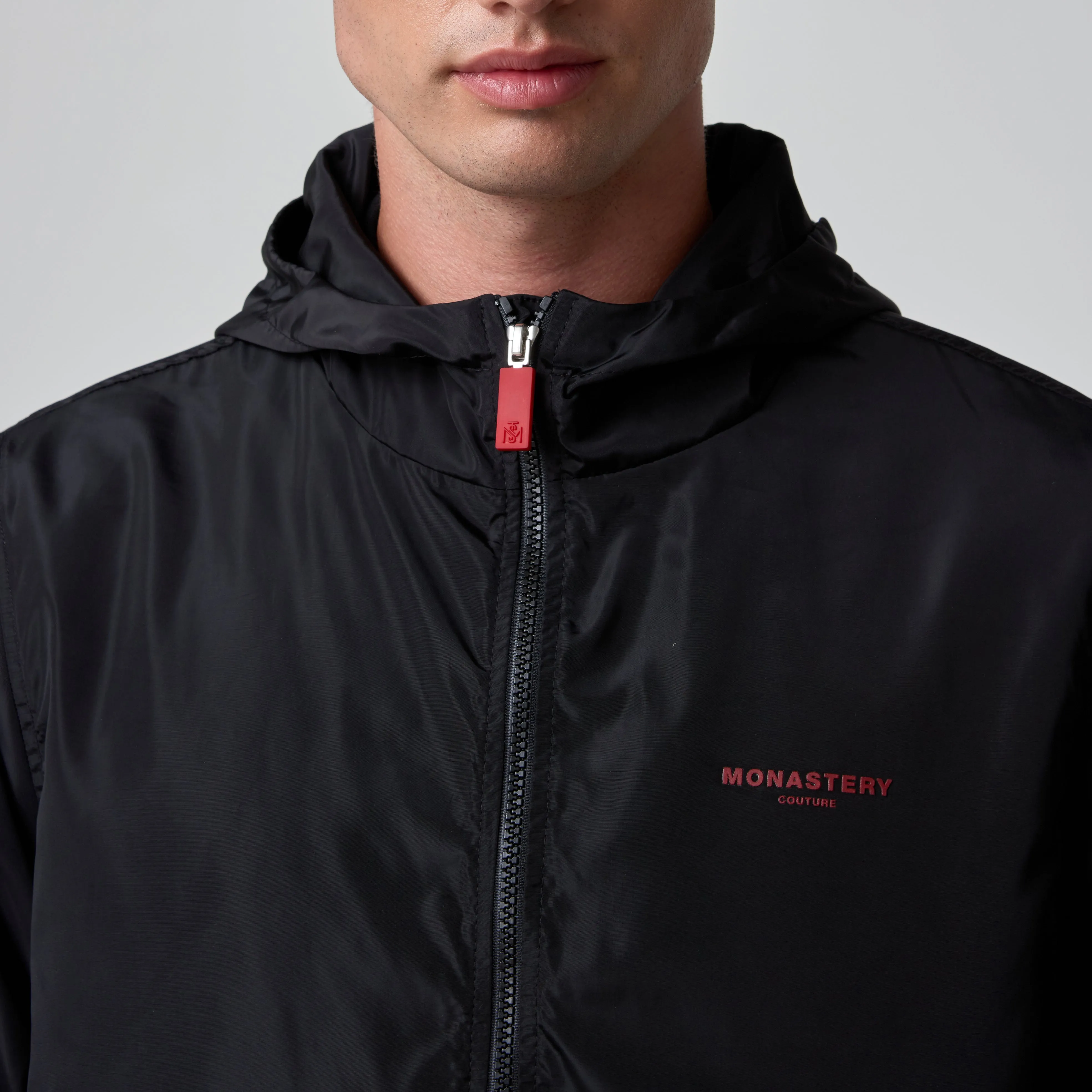 ONYX BLACK WINDBREAKER