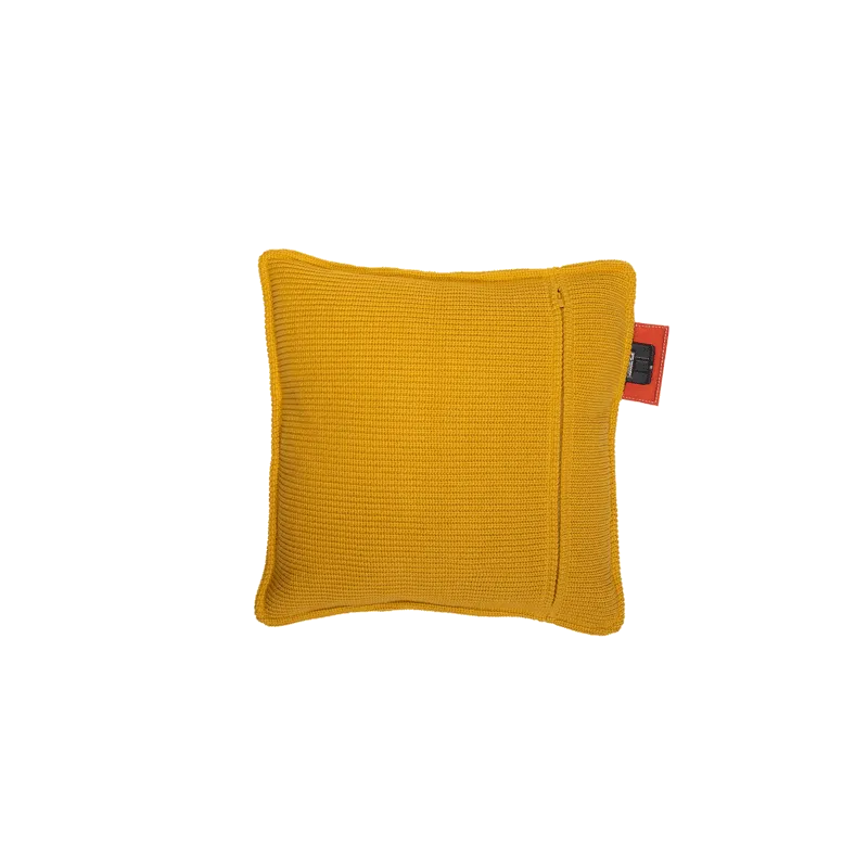 Ploov | 45x45 Knitted Ocher Yellow