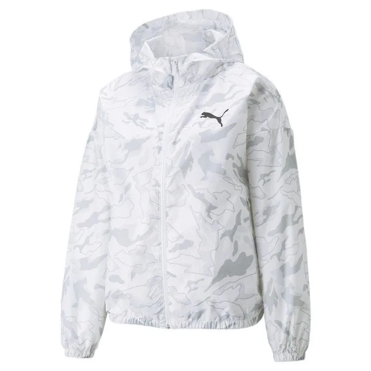 Puma Women's Loose-fit Windbreaker 84944602 - White/Grey