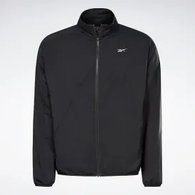 Reebok Apparel Men Running Woven Windbreaker Black