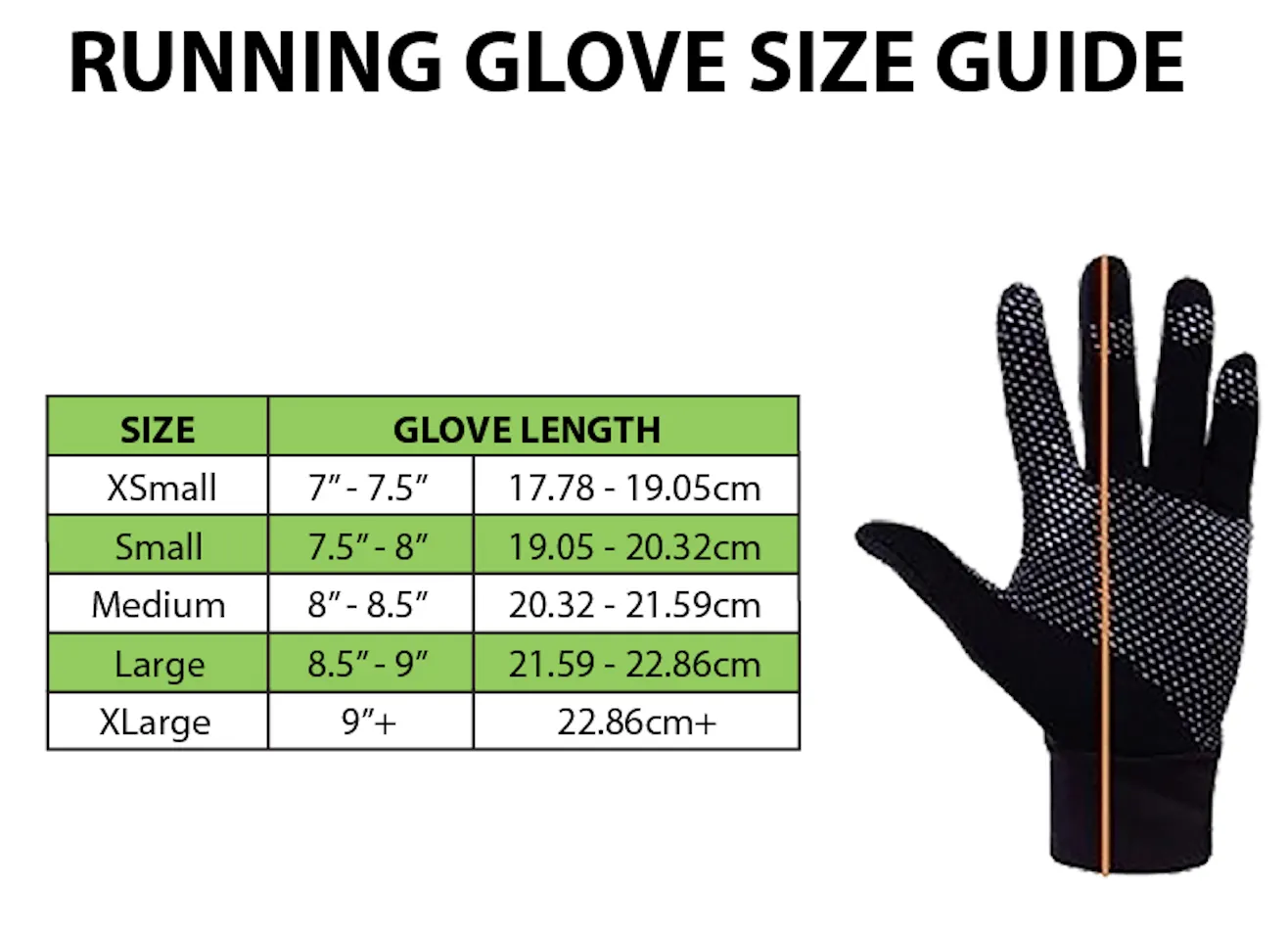 Run Fast Or Freeze Running Gloves