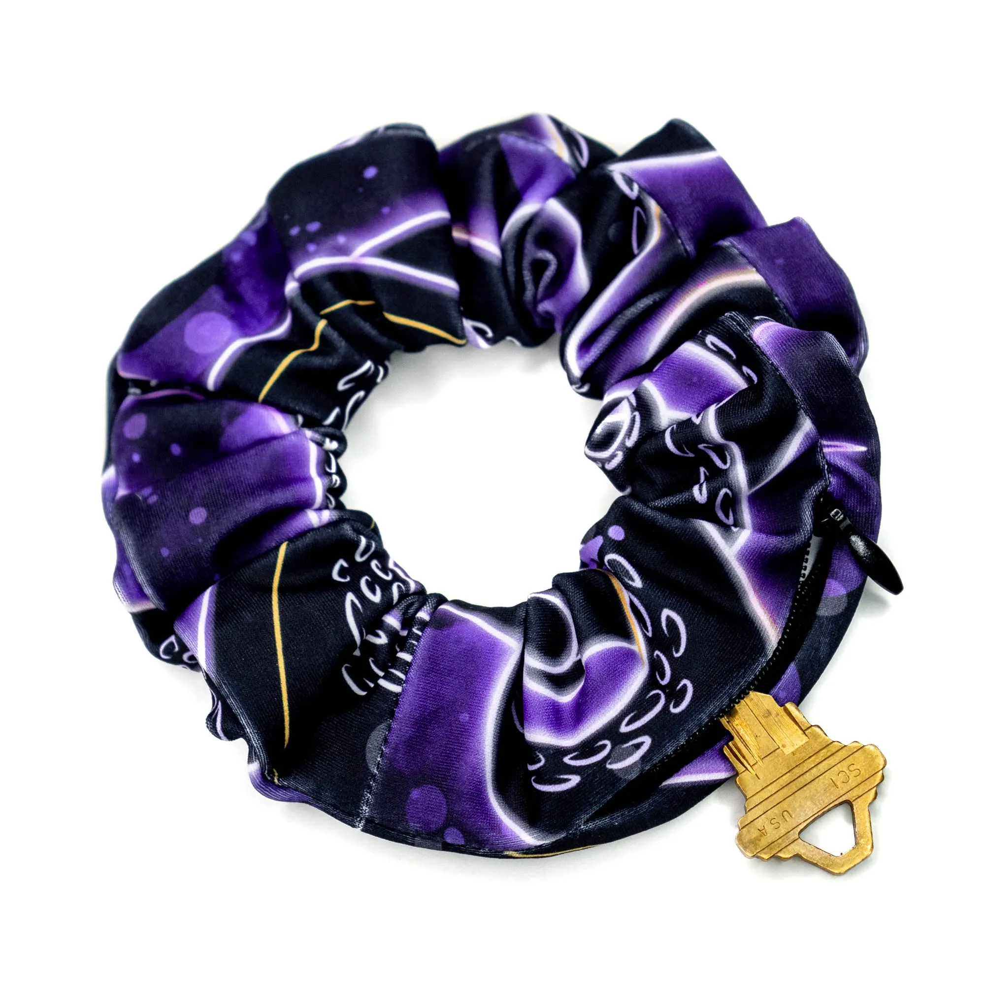 Sea Witch Villain Zipper Scrunchie