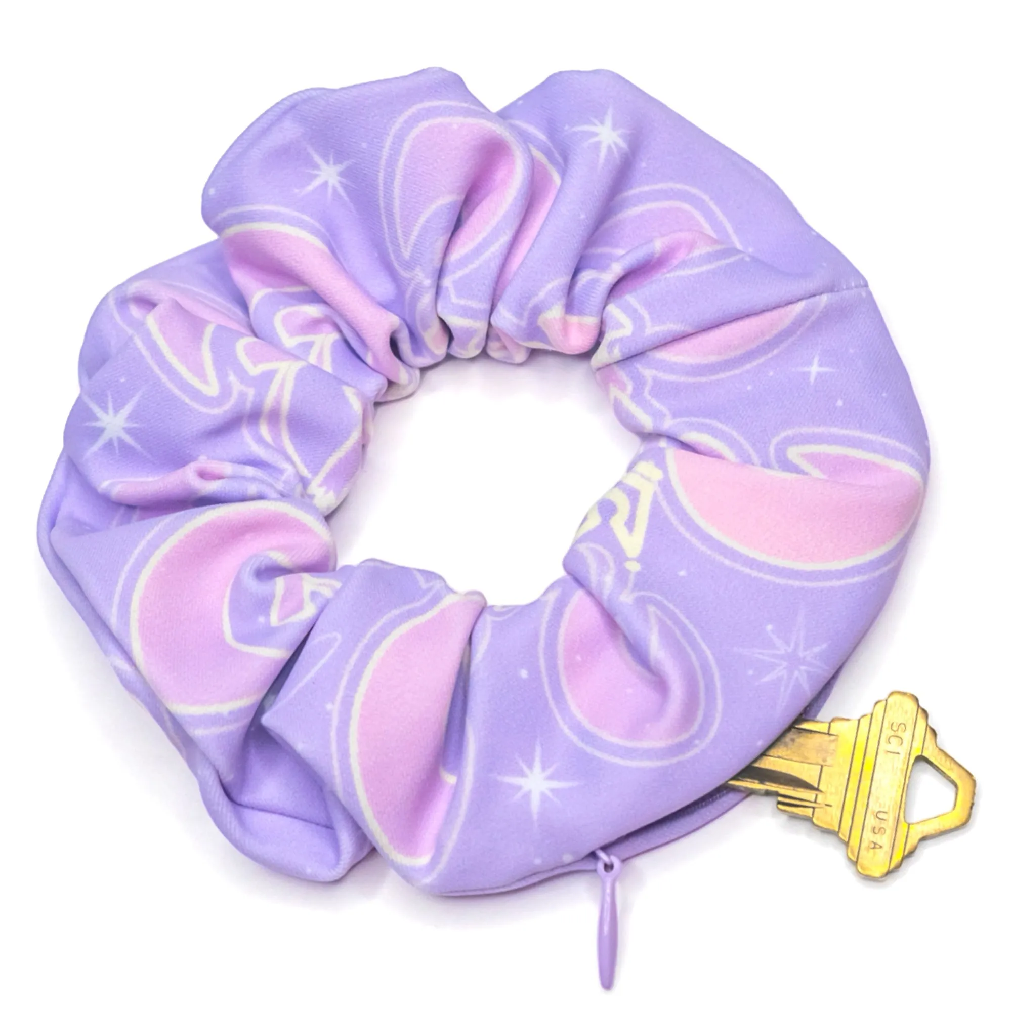 Star Lake Queen Zipper Scrunchie