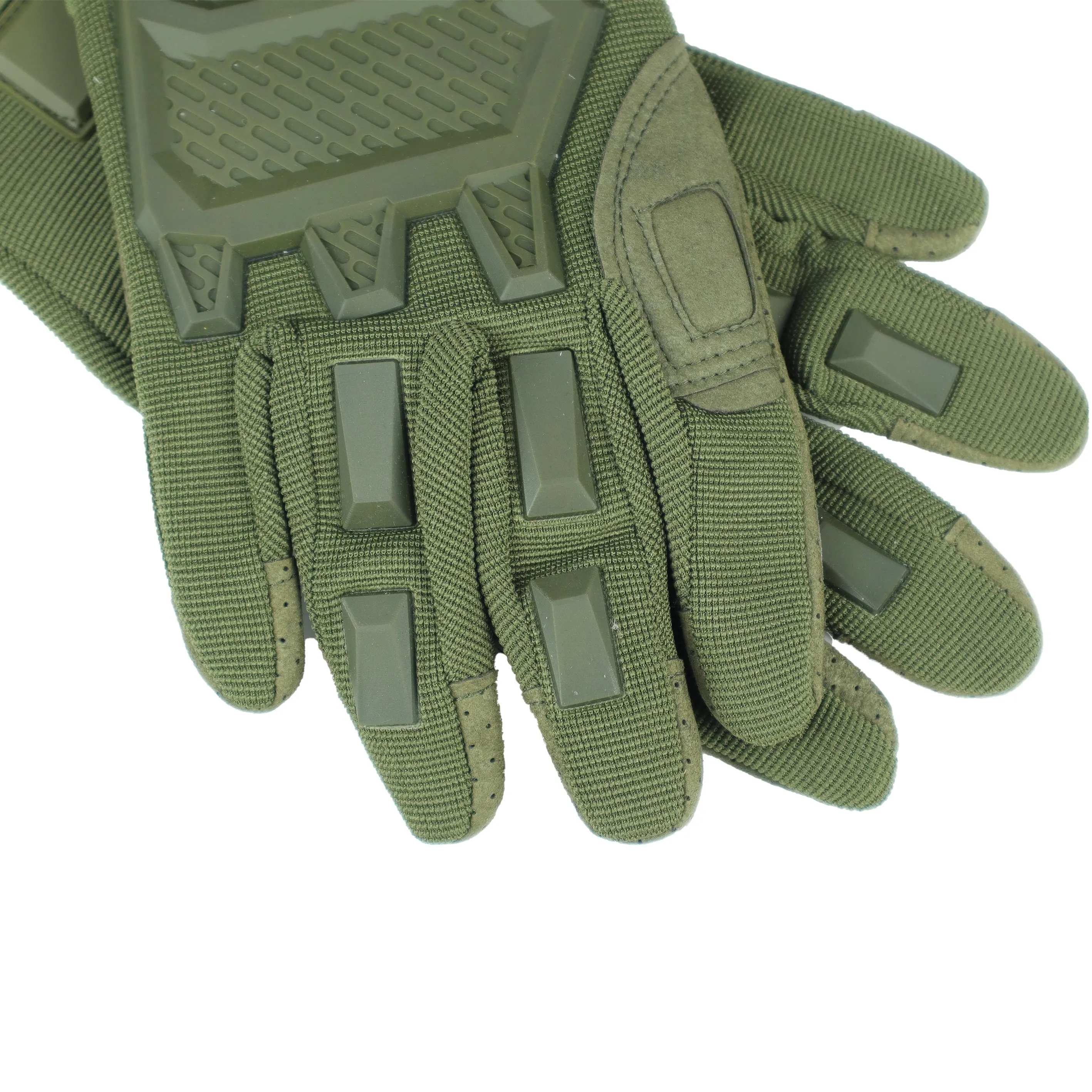 Tactical Full Finger Gloves - Olive Green