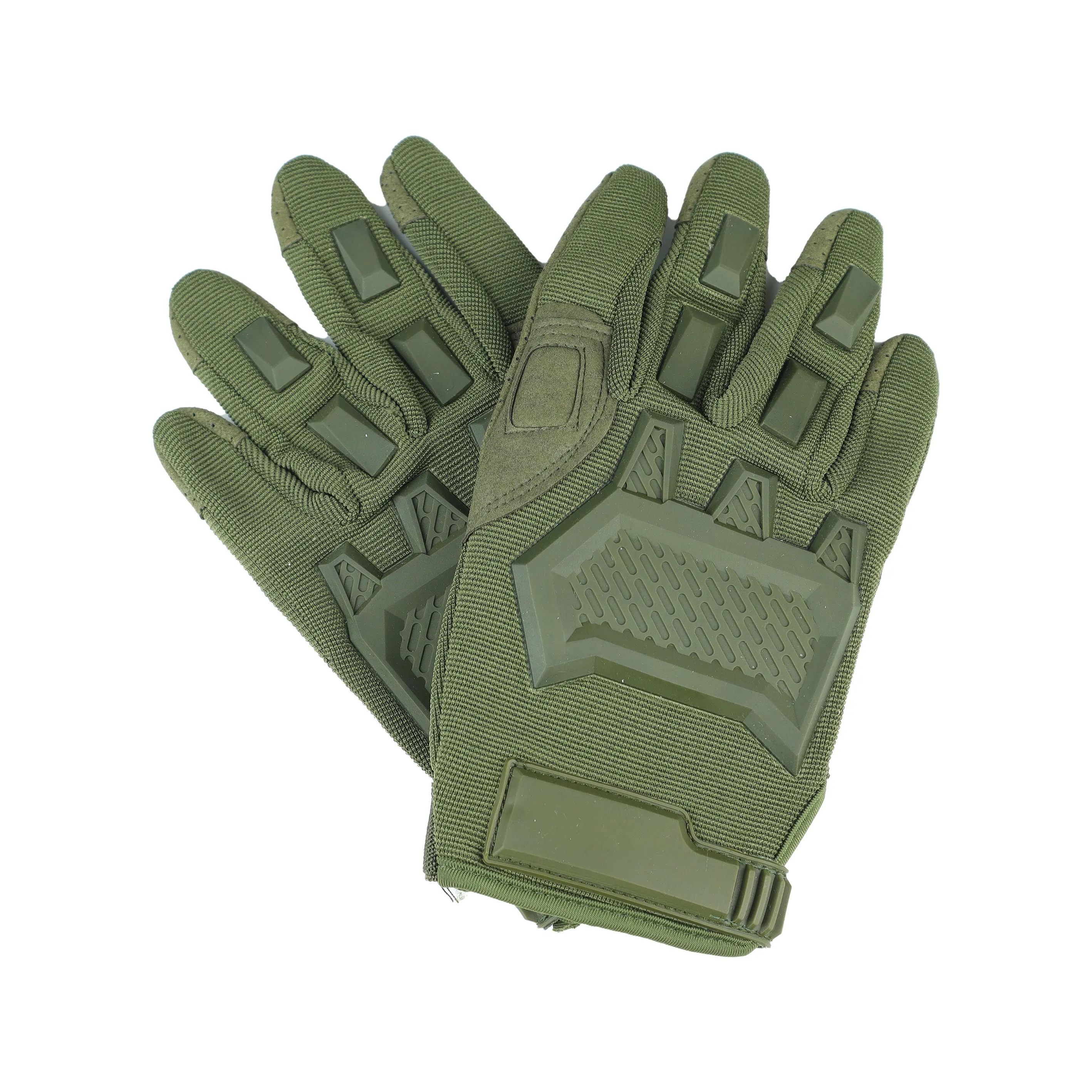 Tactical Full Finger Gloves - Olive Green