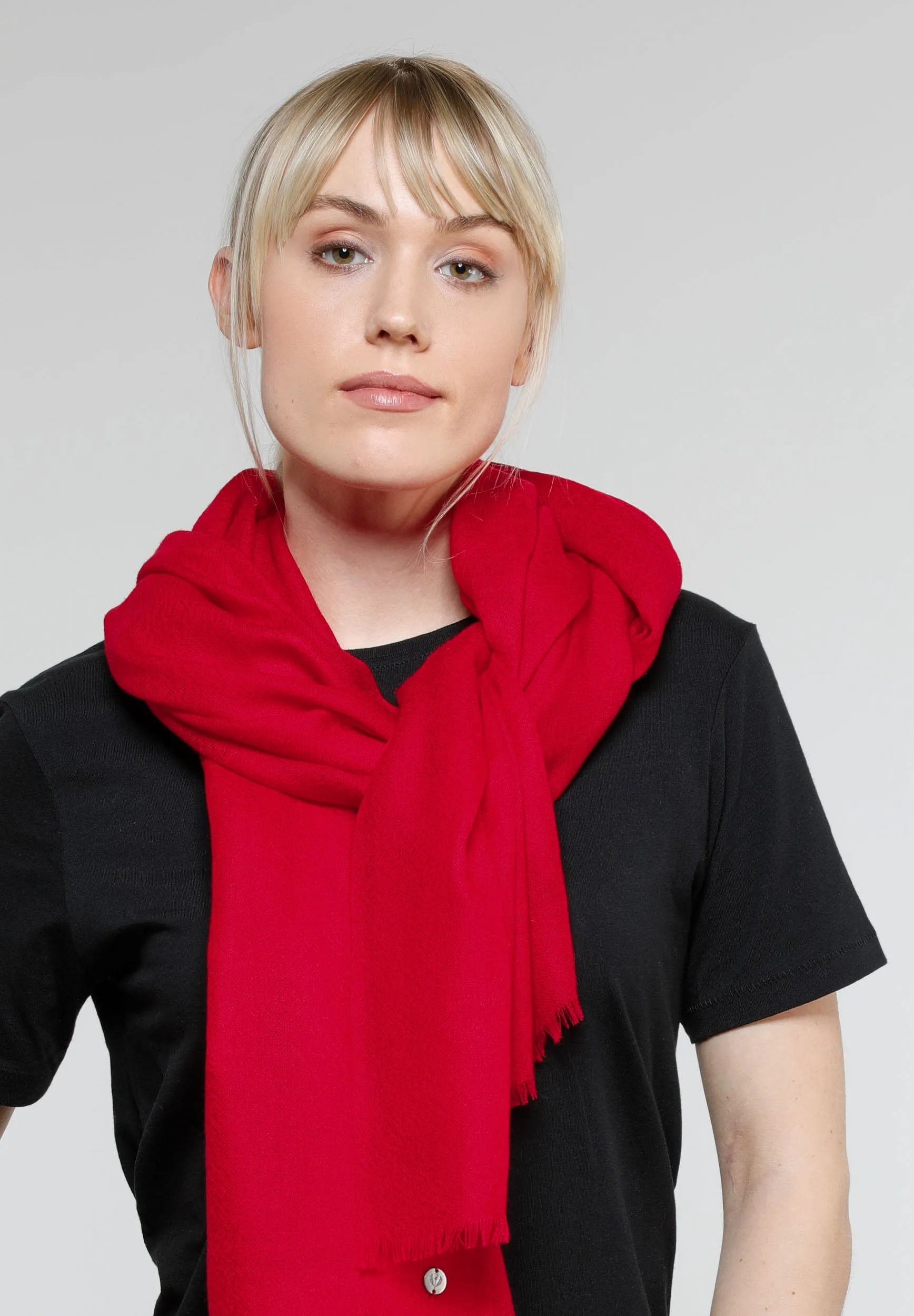 Timeless Lightweight Solid Wool Scarf