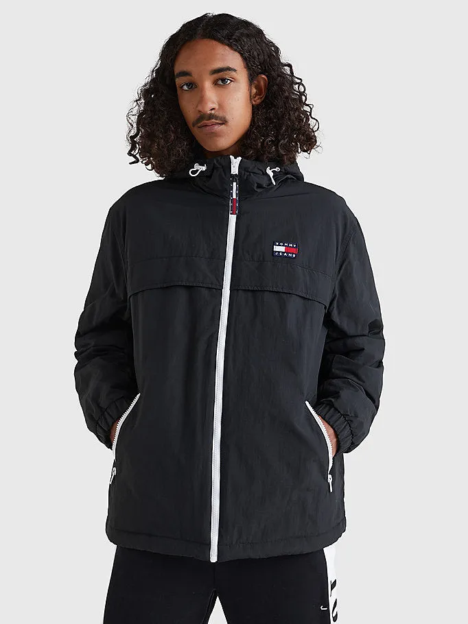 Tommy Jeans - Padded CHICAGO WINDBREAKER - Black