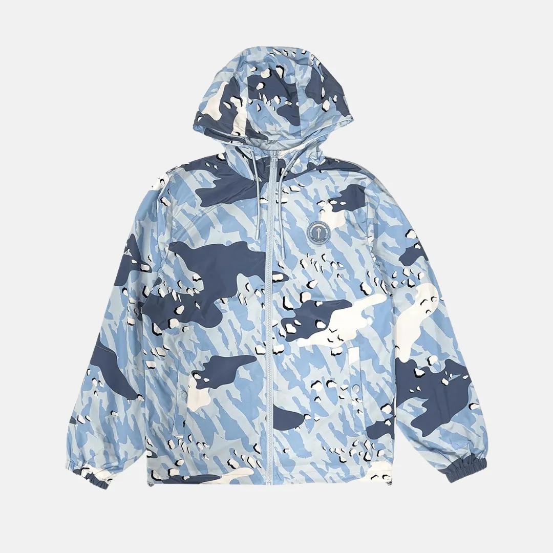 Trapstar Decoded Windbreaker - Ice Blue Camo