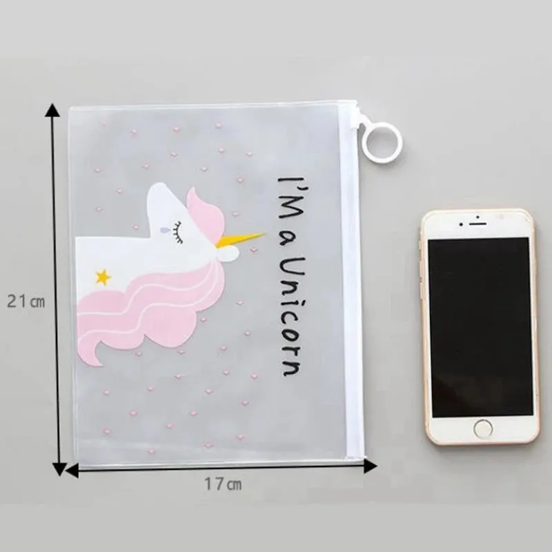 Unicorn Stationery Zipper Pouch