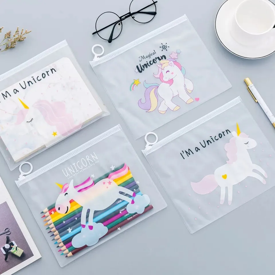 Unicorn Stationery Zipper Pouch