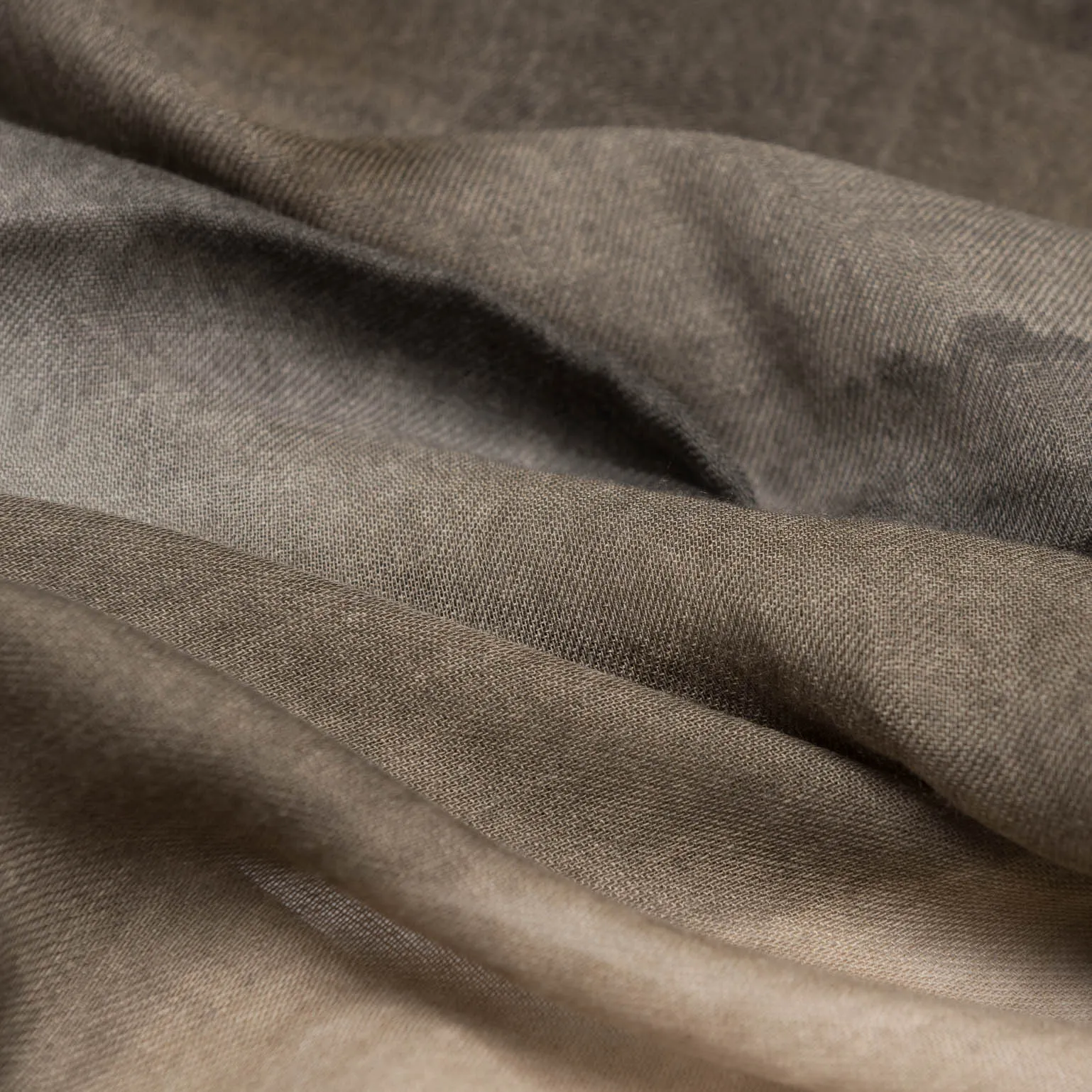 Vicenza - Wool & Silk Scarf - Grey