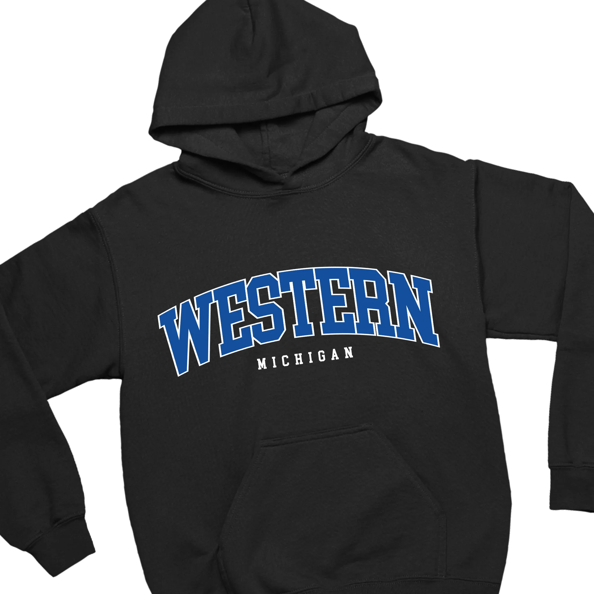 WESTERN MICHIGAN HOODIE - SVART