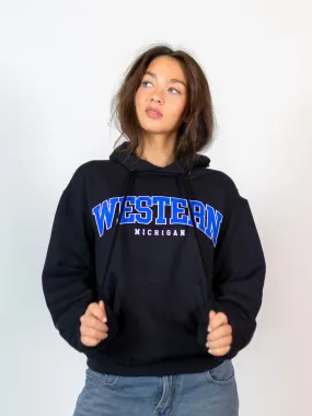 WESTERN MICHIGAN HOODIE - SVART