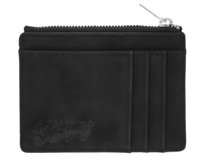 Zipper Card Holder Wallet - Black