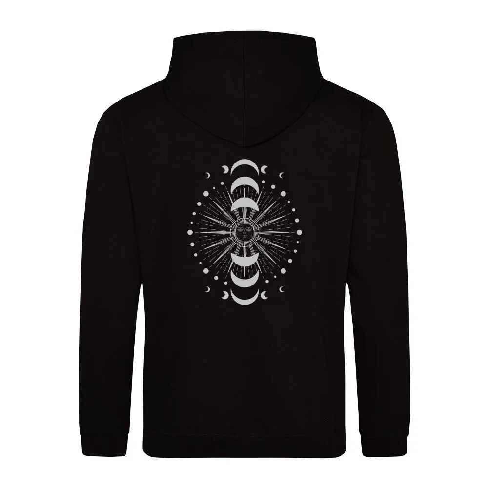 Zipper Hoodie Unisex - Sonne Mond -